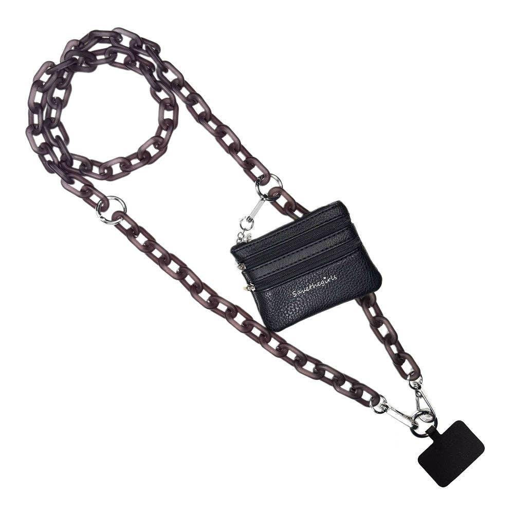 Clip & Go Ice Chain with Pouch: Ice Tea - Brown Pouch