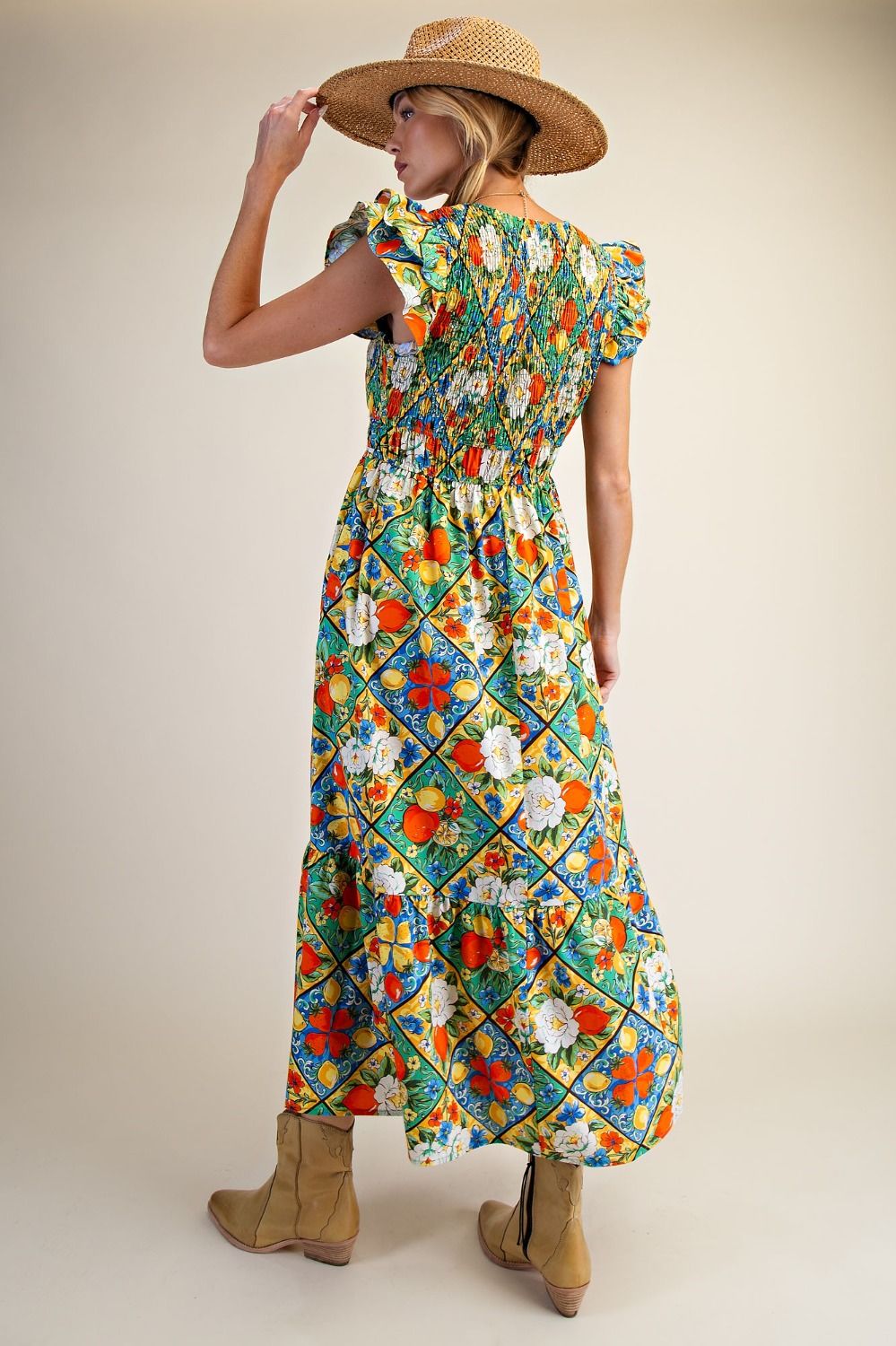 Easel | Tomato Dress