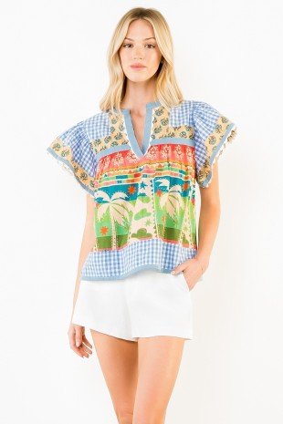 THML | Palm Print Top