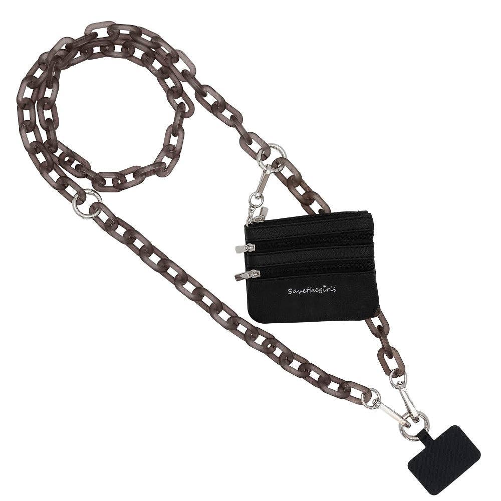 Clip & Go Ice Chain with Pouch: Ice Tea - Brown Pouch
