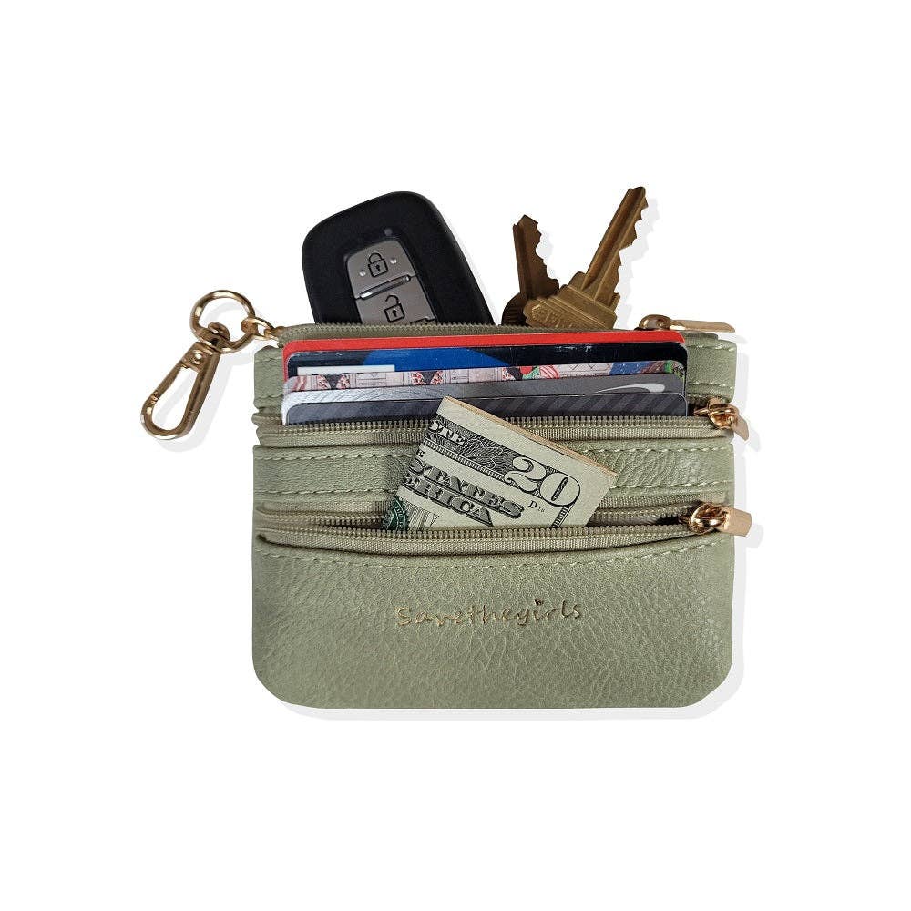 Clip & Go Chain w/Zippered Pouch: Gold
