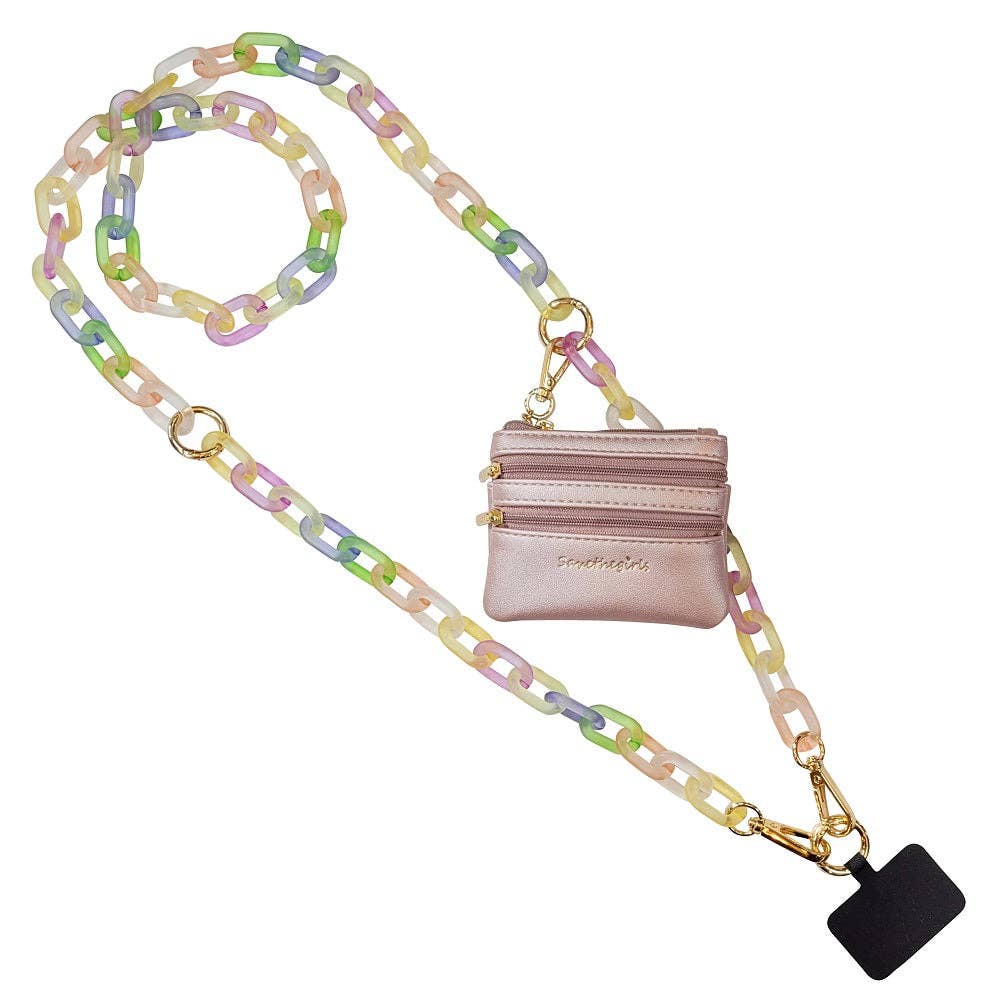 Clip & Go Ice Chain with Pouch: Ice Tea - Brown Pouch
