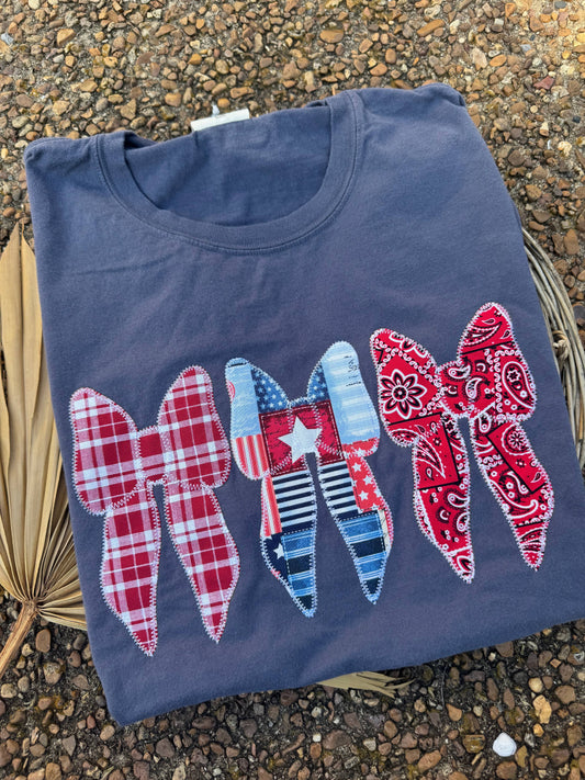 Patriotic Bow Tee