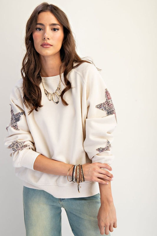 Easel | Star Sweatshirt